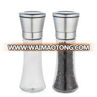 Premium Salt Pepper Mill Stainless Steel Salt and Pepper Grinder Set of 2