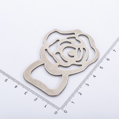 Wedding Souvenirs Guests Return Gift Silver Rose Flower Bottle Opener