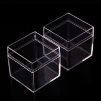 Clear Wedding Favor Mini Acryilc Square Candy Box