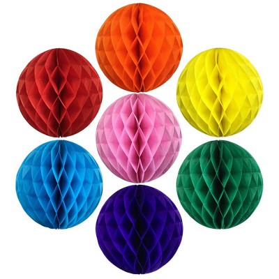 6"15-12"30 cm Decorative Flowers Paper Lantern Honeycomb Balls Kids Birthday Wedding Decoration Honeycomb Balls