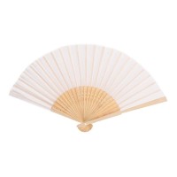 Wedding Favors White Elegant Gift Box Ivory Luxurious Silk Fan