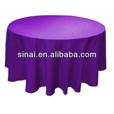 Factory Price Beautiful Table Decoration / Hotel Polyester Tablecloth / Wedding Table Cloth