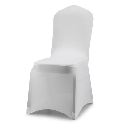 Factory Price White Spandex Chair Cover / Popular Lycra Chair Cover