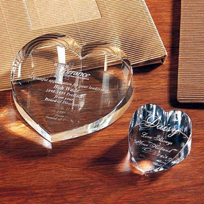 Wedding Souvenir Heart Crystal Gift