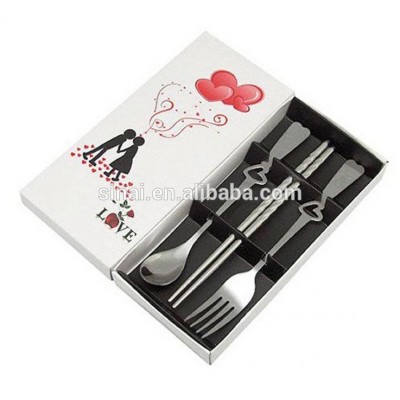 Gift Tableware Set Spoon Chopsticks and Fork Party souvenirs