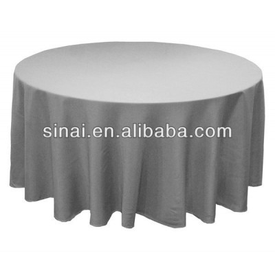 Factory Price Beautiful Wedding Satin Table Cloth / Hotel Tablecloth / Polyester Table Cloth