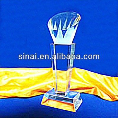 Luxury Souvenir Gift / Awards K9 Crystal Trophy