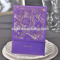 Customized Purple Personalized Party Invitation Cards