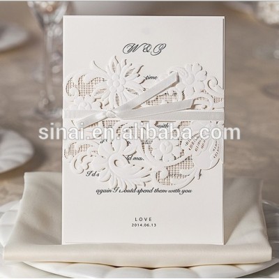 Customized White Personalized Birthday Invitation Cards