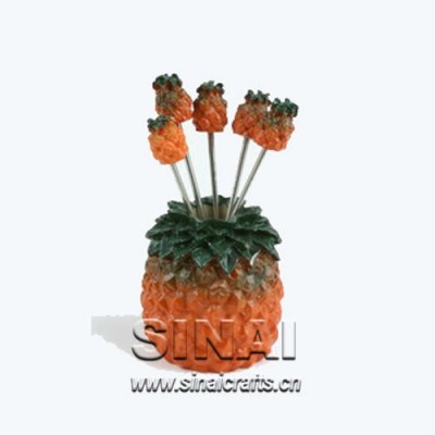 Wedding Tableware Pineapple Shape Fruit Forks