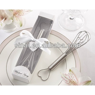 2014 New Beautiful Stainless Steel Egg Beater For Wedding Gift