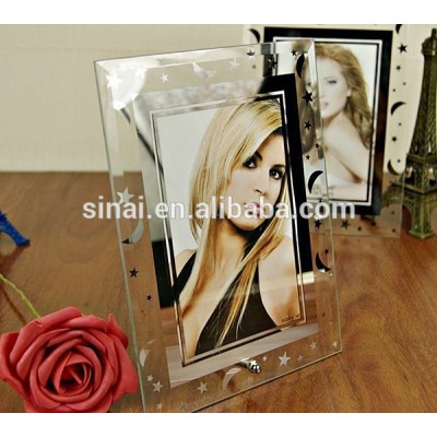 Popular Sell Well Wedding Frame / Gift Decoration Glass Photo Frame