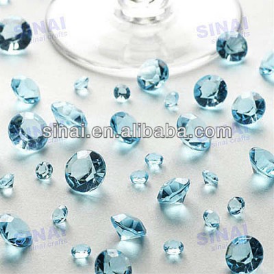 Factory Price Crystal Confetti / Wedding Decoration Table Scatter / Sell Well 5.5mm Acrylic Diamond