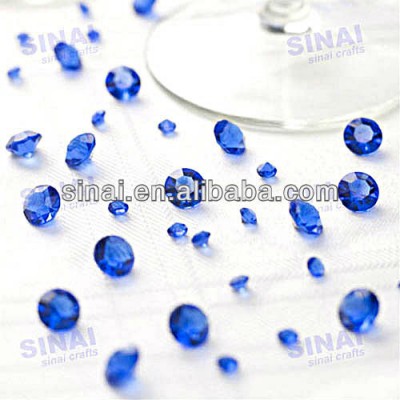 Beautiful Crystal Diamond Wedding Decoration / Very Shining Acrylic Diamond Confetti