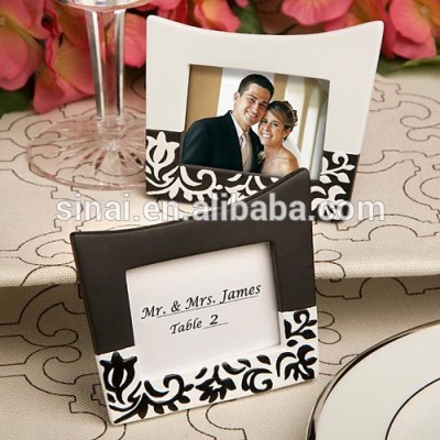 Damask design picture frames/place card holders for Wedding Favors