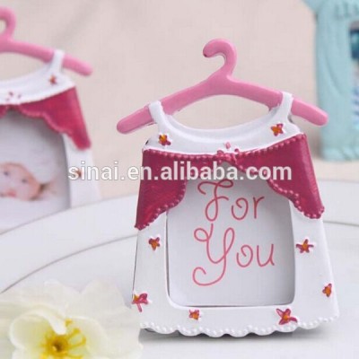 High Quality Pink Cloth Baby Photo Frame