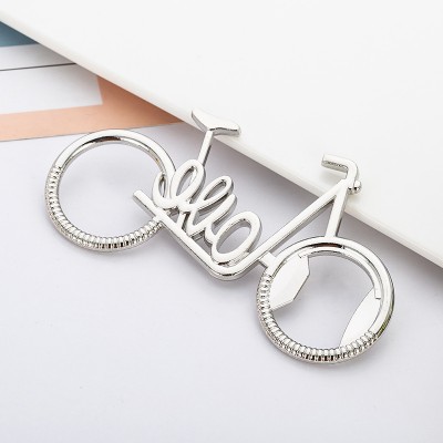 Wedding Favors Silver Bicycle Bottle Opener